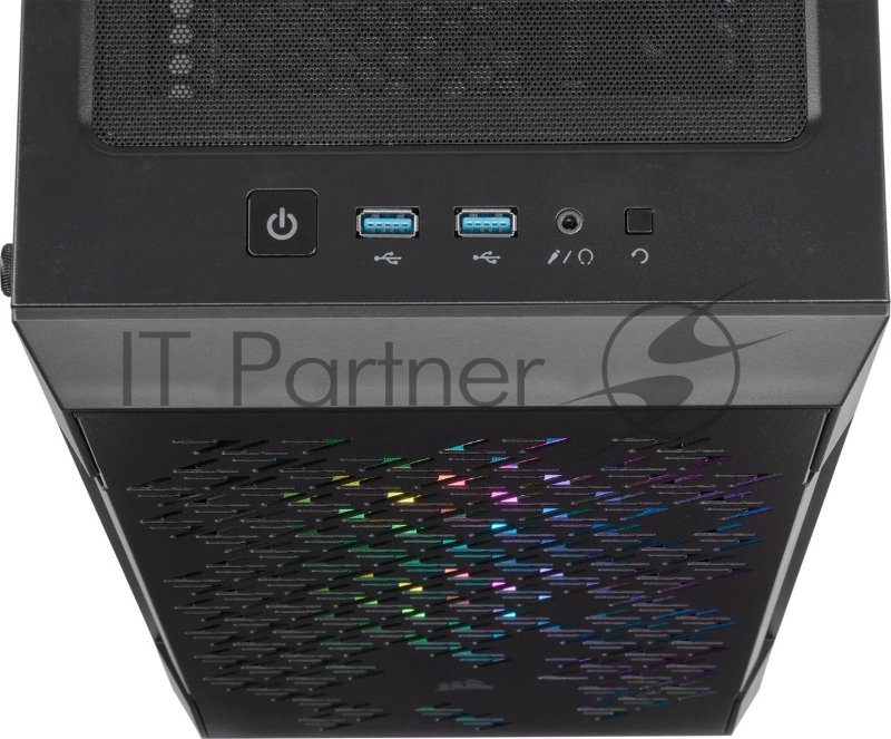 iCUE 220T RGB CC-9011173-WW Airflow Tempered Glass Mid-Tower Smart Case — Black