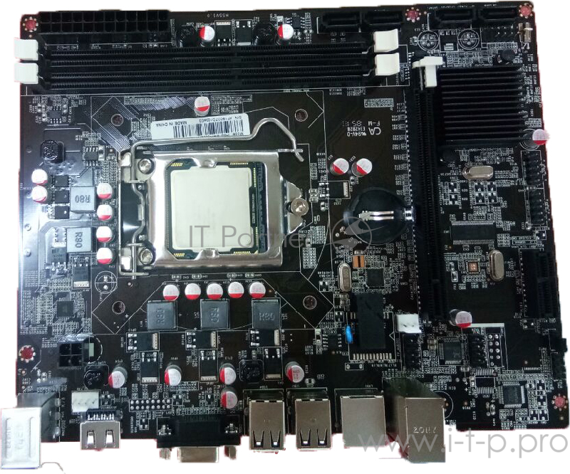 MB AFOX IH55-MA4 (S1156, H55, mATX, PCI-E x16/1xPCI-E x1, 2xDDR3, 4xSATAII, ALC662, LAN 100, HDMI, VGA, 4xUSB2.0)