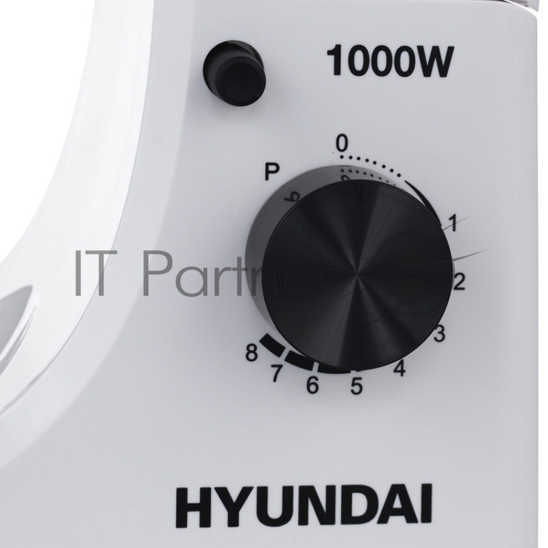Миксер планетарный Hyundai HYM-S4451 1000Вт белый/черный