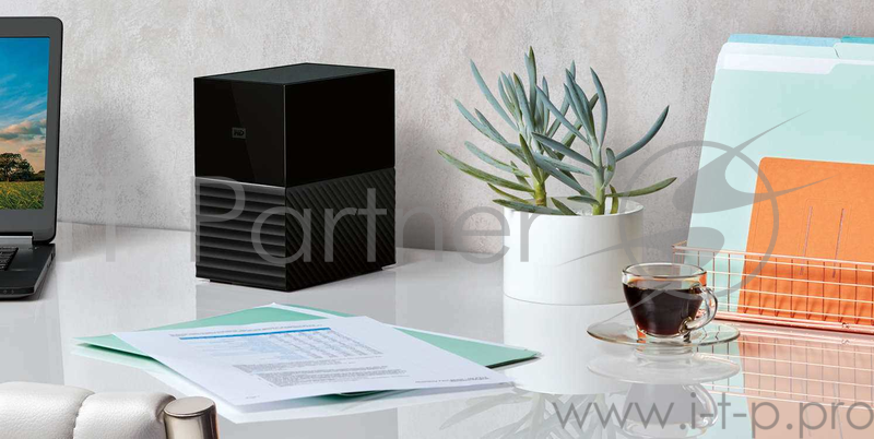 Накопитель на жестком магнитном диске WD Внешний жесткий диск WD My Book Duo WDBFBE0060JBK-EESN 6ТБ 3,5 5400RPM RAID