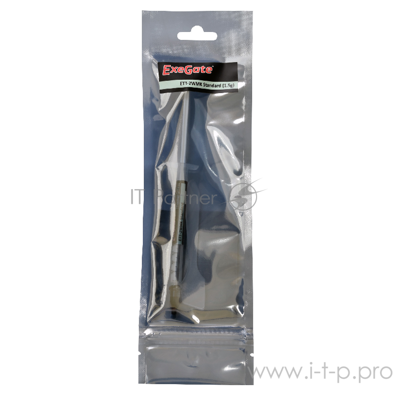 Термопаста ExeGate ETТ-2WMK Standard, шприц, 1.5г