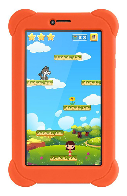 Планшет Digma Plane 7565N 3G + чехол оранжевый