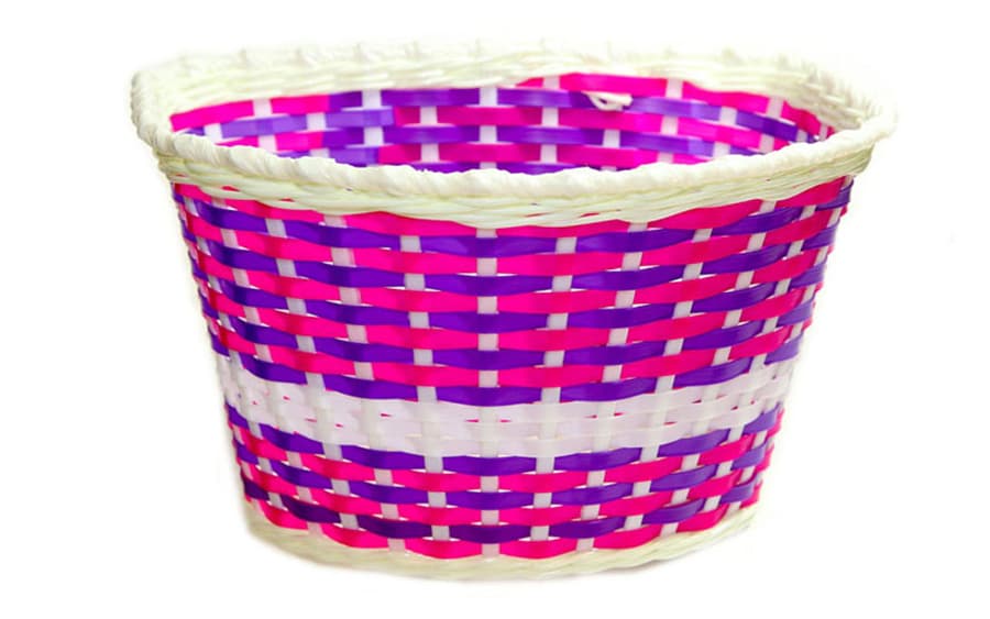 Велокорзина 20 BS01-2 Бордовый/Фиолетовый/Белый