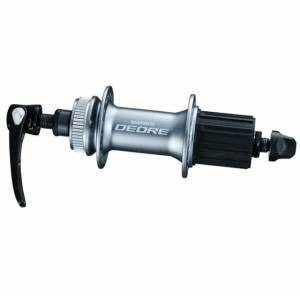 Втулка задняя Deore M615, 36 отв, 9/10 ск, QR серебро EFHM615AZASP