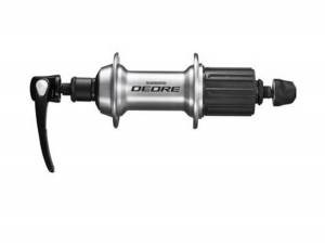 Втулка задняя Deore T610, 36 отв, 8/9/10 ск, QR серебро EFHT610AZBS