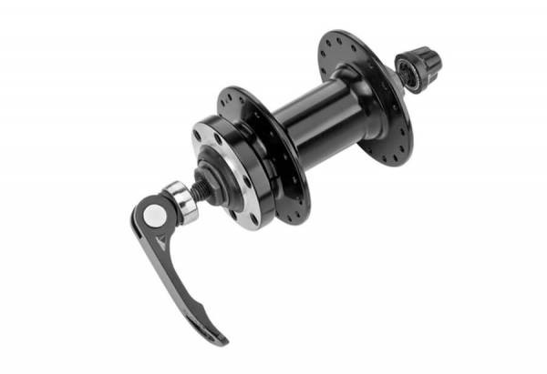 Втулка передняя KT-MD7F 36Н эксц. под диск 6 болт. алюм. чёрный 130206