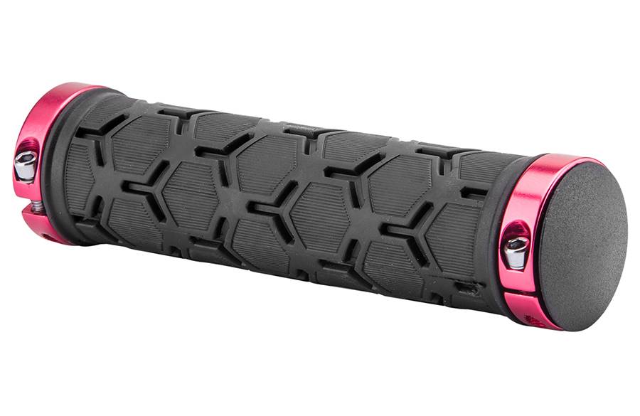 Грипсы XH-G181ВL,130 mm Черный/Красный 150234