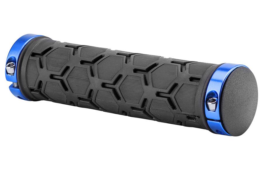 Грипсы XH-G181ВL,130 mm Черный/Синий 150233