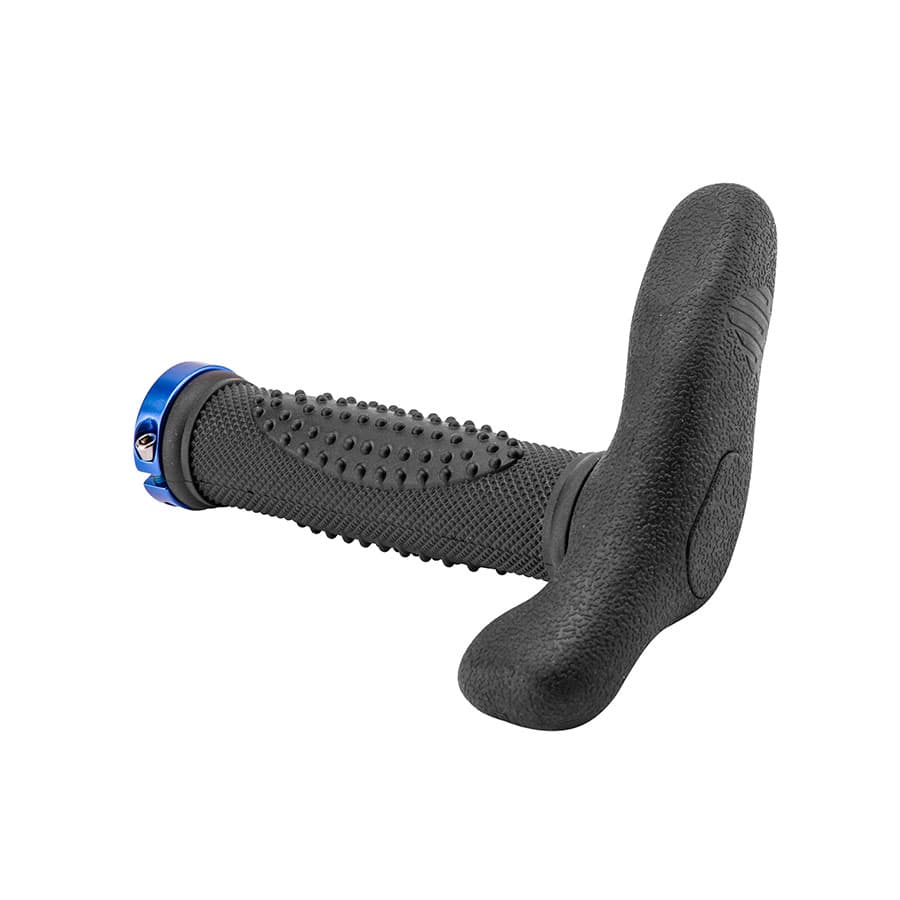 Грипсы XH-G72BL,130 mm с рогами 150217