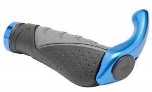 Грипсы XH-G83BL,130 mm с рогами синий 150128