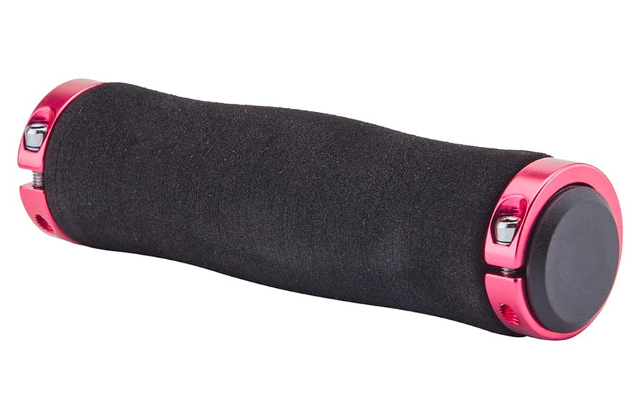 Грипсы XH-GN02BL, 130 mm, черно-красные 150242