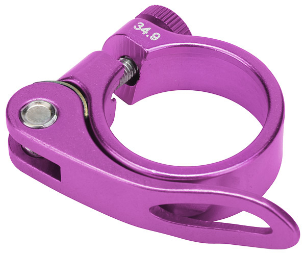 Зажим подседельной трубы BLF-Z1 34,9 мм эксцентрик алюминий Пурпурный 180020