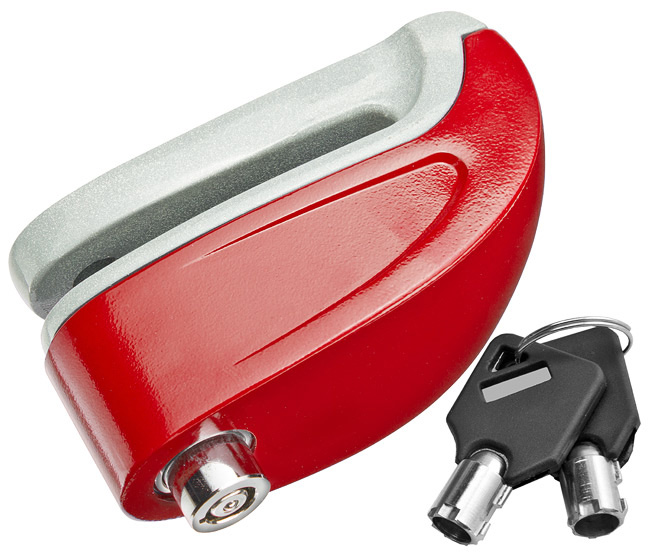 Замок GK202.802 на дисковый тормоз противоугонный Красный 540068