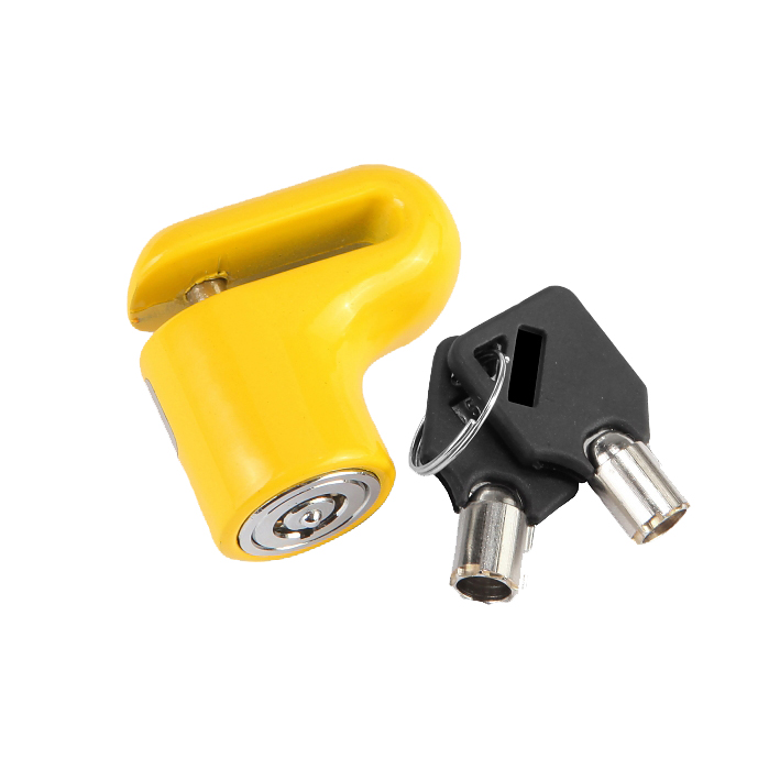 Замок на дисковый тормоз противоугонный 83205 Желтый