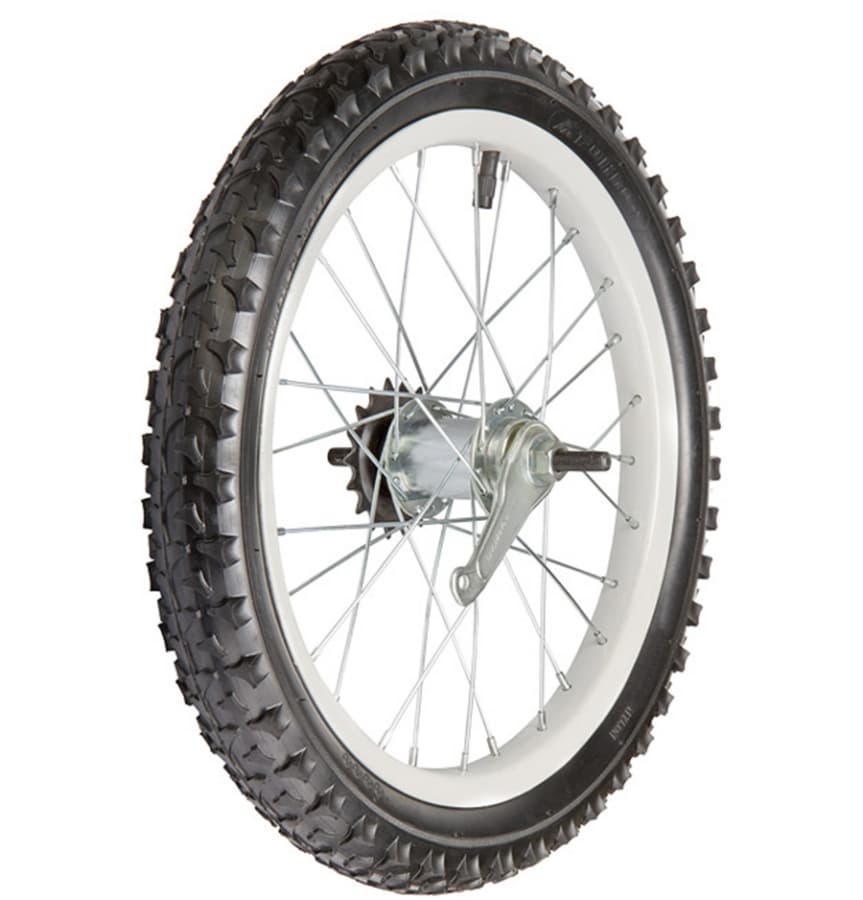 Колесо 14 заднее в сборе белый 630118