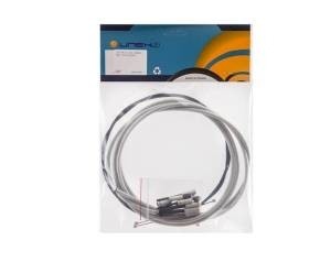 Комплект UN-BPTFE Unex тросов тормоза с оболочкой и наконечниками 340070