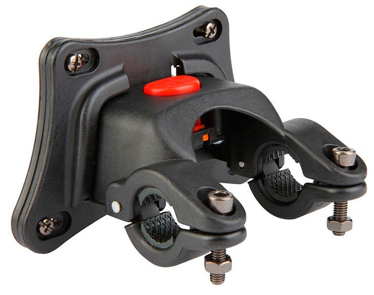 Крепеж для велокорзины JY-257 быстросъемный черный 270017