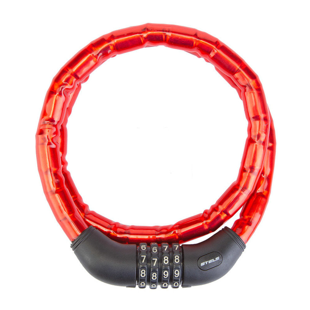 Трос-замок 81601 (1000мм) d 18mm Красный