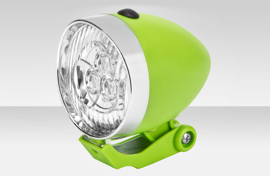 Фонарь передний JY-592 Серебро-зеленый 560092