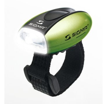 Фонарь передний Sigma Micro Зеленый 17239