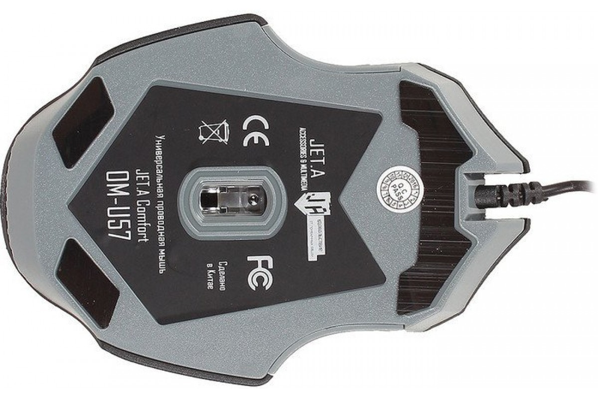 Проводная мышь Jet.A Comfort OM-U57 чёрная