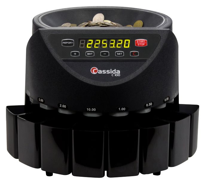 Сортировщик монет Cassida С-100 рубли