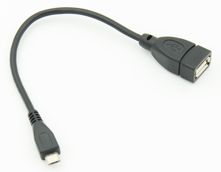 Кабель USB OTG USB(f)/MicroUSB (0.2м)