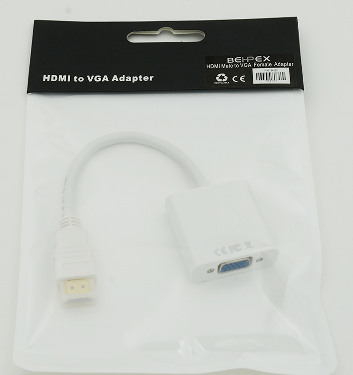 Переходник HDMI HDMI19 (m)/VGA HD15 (f)