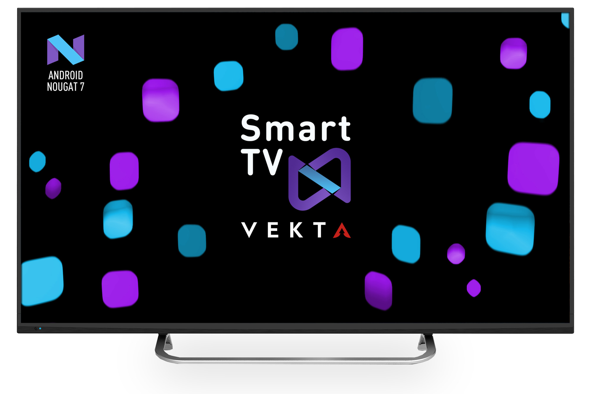 Телевизор LED 55 VEKTA LD-55SU8719BS черный