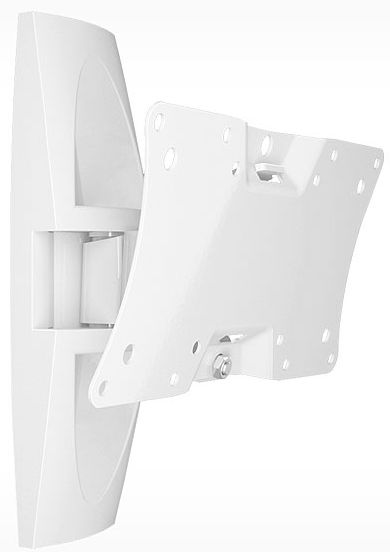 Кронштейн для телевизора Holder LCDS-5062 белый 19-32 макс.30кг настенный поворот и наклон