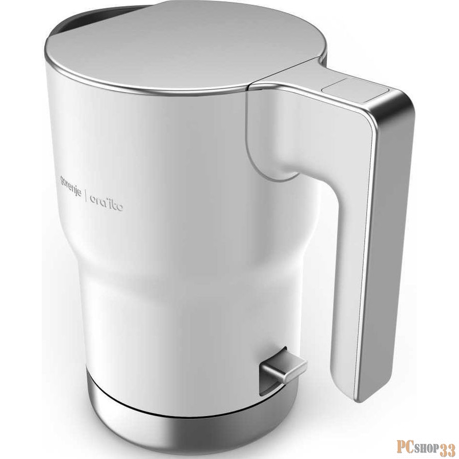 Чайник Gorenje K15ORAW, Объем: 1,5 л, Цвет: Белый, Автоматическое отключение при закипании, Вращение на 360 градусов, Корпус с двойной стенкой из нержавеющей стали, Термостат Strix, Мощность подключения: 2400 Вт, Вес (брутто/нетто): 1,8 / 1,4 кг