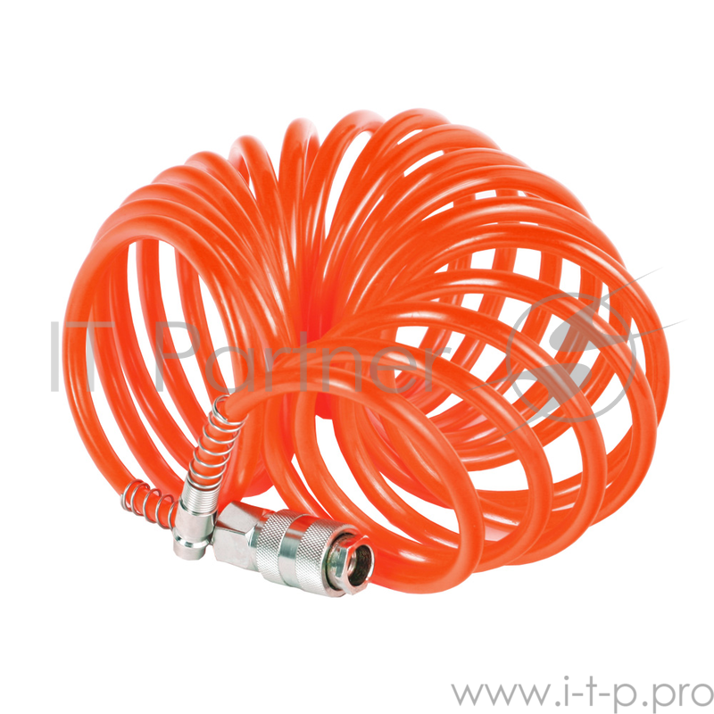 Шланг спиральный для пневмоинструмента PATRIOT PU 8 6x8мм полиамид быстросъем.