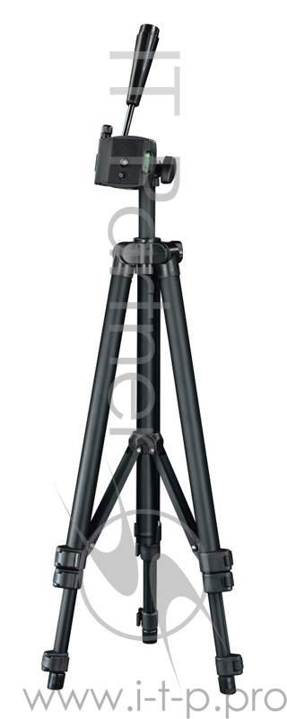 Штатив Hama Star 125-3D напольный черный алюминий (620гр.)