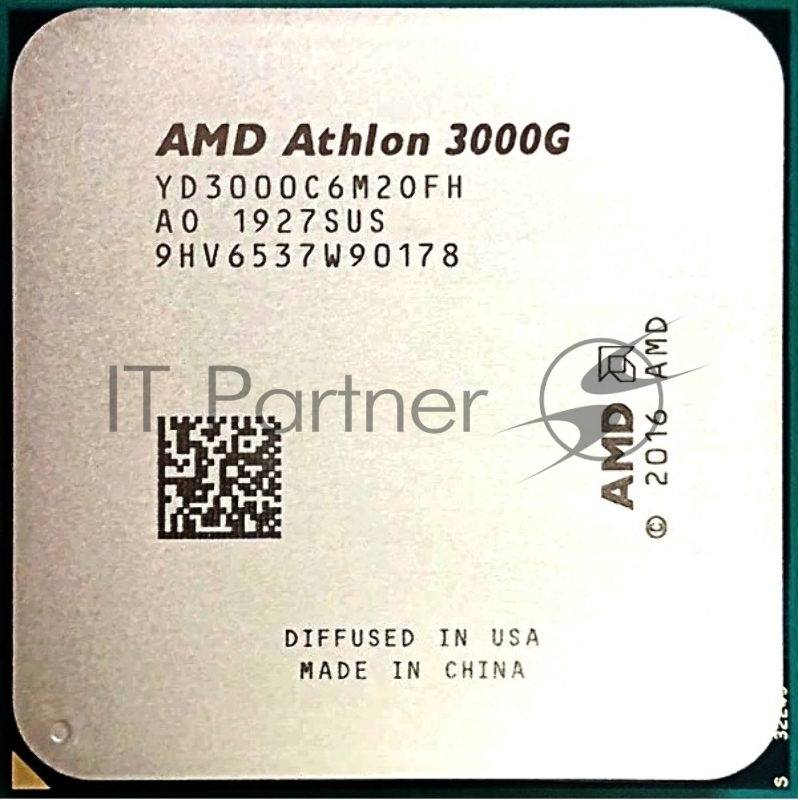 Процессор AMD Athlon 3000G AM4 OEM, YD3000C6M2OFH