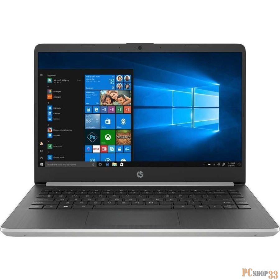 Ноутбук HP 14s-dq1009ur Core i5 1035G1/8Gb/SSD256Gb/Intel UHD Graphics/14/IPS/FHD (1920x1080)/Windows 10/silver/WiFi/BT/Cam
