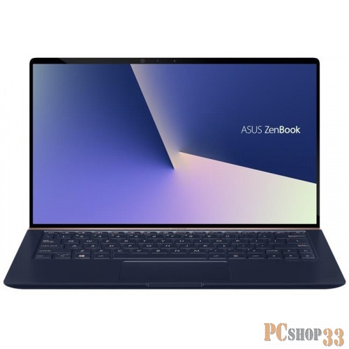 Ноутбук ASUS Zenbook 14 UX433FA-A5046 Core i5 8265U/8Gb/256GB SSD/Intel UHD 620/14FHD (1920x1080)/WiFi/BT/Cam infra 3D/DOS/Illum KB/1,1kg/Royal_Blue