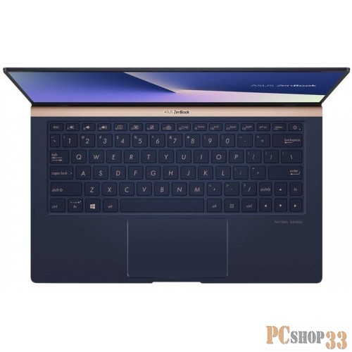 Ноутбук ASUS Zenbook 14 UX433FA-A5046 Core i5 8265U/8Gb/256GB SSD/Intel UHD 620/14FHD (1920x1080)/WiFi/BT/Cam infra 3D/DOS/Illum KB/1,1kg/Royal_Blue