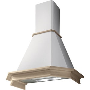 Вытяжка купольная Elica EMERALD WH/A/90 T.GREZZO / мощность 650 м3, ширина 90 см, белый не тонированный карниз