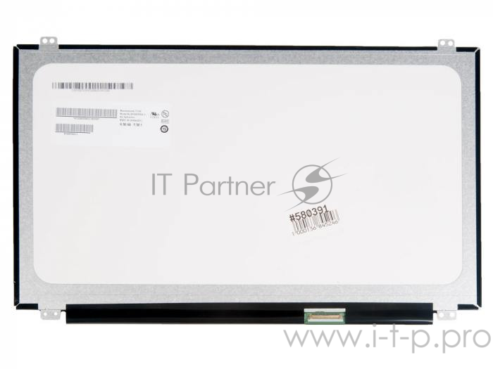 Матрица 15.6 Glare B156XTN04.2, WXGA HD 1366x768, 40 Lamels, cветодиодная (LED), AU Optronics, slim уши В/Н