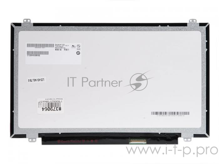 Матрица 14.0 Glare B140XTN03.6, WXGA HD 1366x768, 40L, cветодиодная (LED), AU Optronics, уши В/Н