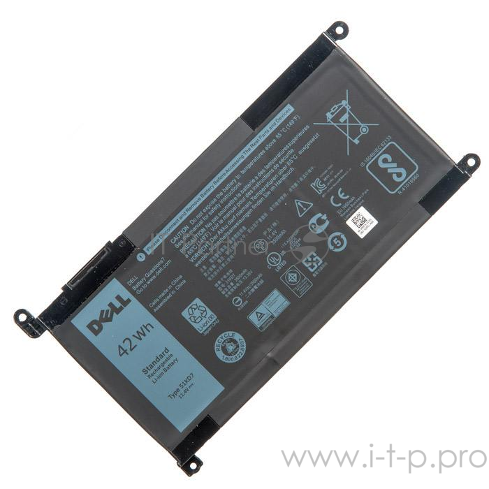 аккумулятор для ноутбука Dell 3180, 3189, 3500mAh, 11.4V