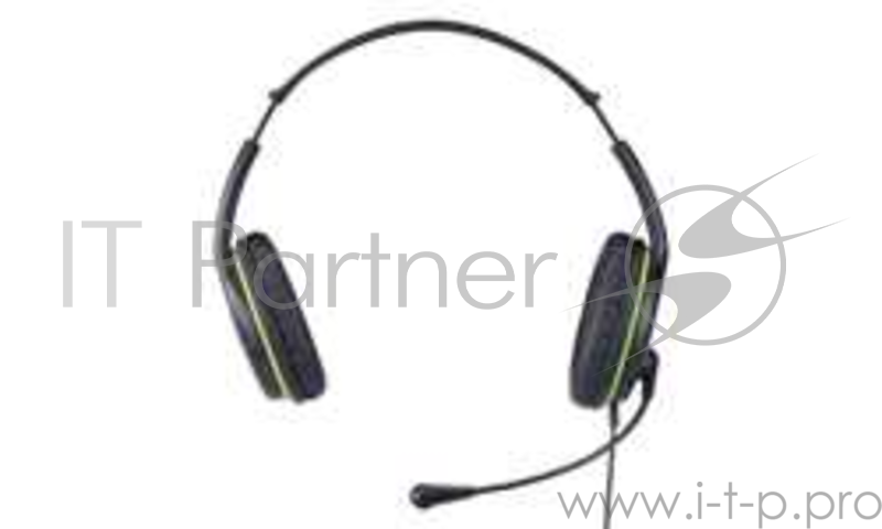 Наушники Genius Гарнитура HS-400A черно/зеленый