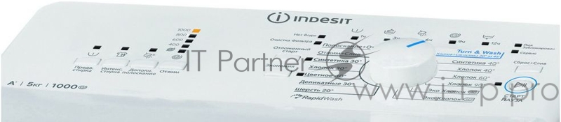 Стиральная машина Indesit BTW A51051 (RF) класс: A+ загр.вертикальная макс.:5кг белый