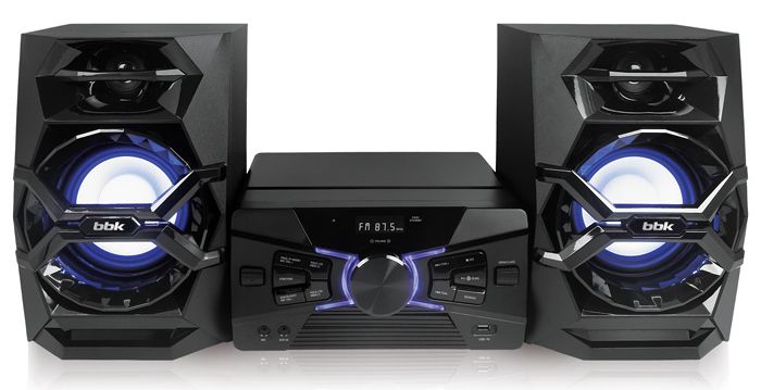 Минисистема BBK AMS118BT черный/темно-синий