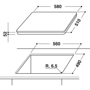 Индукционная варочная поверхность Hotpoint-Ariston KIA 641 B B (WH) белый