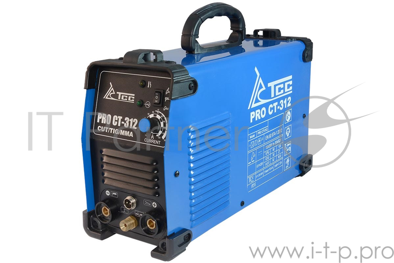 Сварочный аппарат ТСС PRO CUT/TIG/MMA-CT 312 инвертор 3.5кВа 220±15% 10-120 ПВ85% 8кг