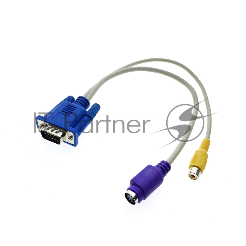 Espada Видеоадаптер VGA M to S-video, RCA (EvgaS-vRCA) (41987)