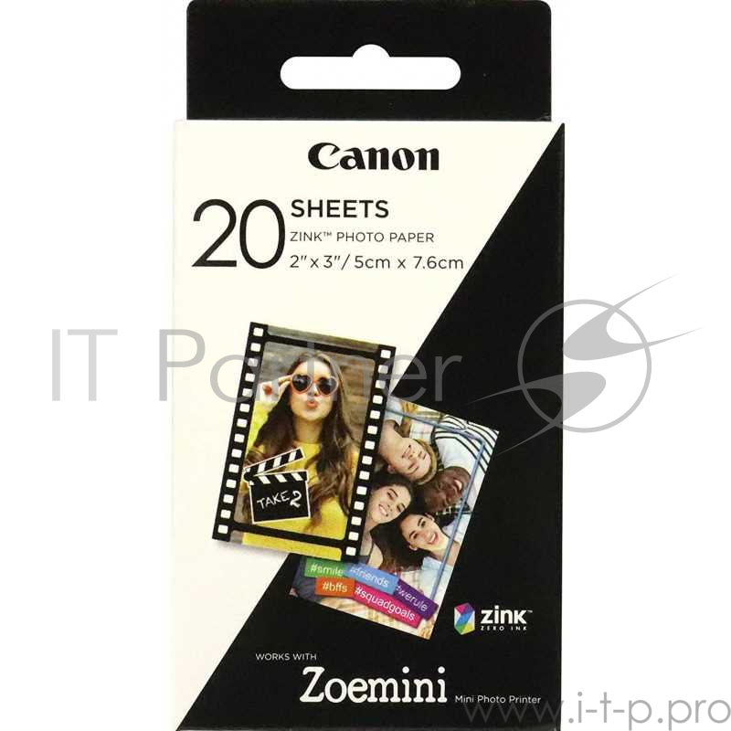 Бумага Canon Фотобумага для Zoemini ZP-2030 20 SHEETS EXP HB