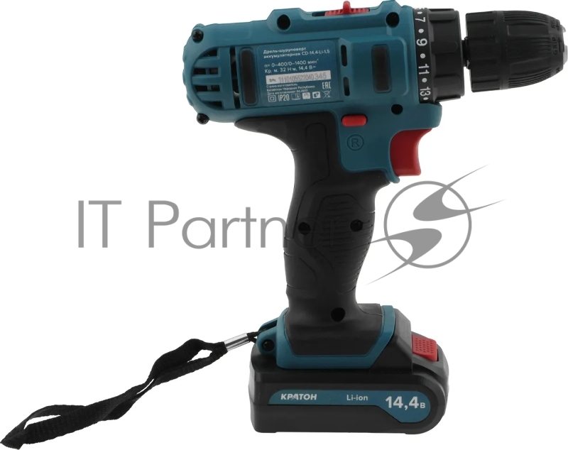 Дрель-шуруповерт аккумуляторная Кратон CD-14,4-Li-1,5