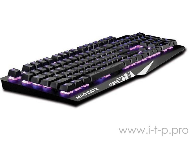 Mad Catz S.T.R.I.K.E. 4 Игровая клавиатура чёрная (Cherry Red Switch, RGB подсветка, аллюминиевая рама, USB)